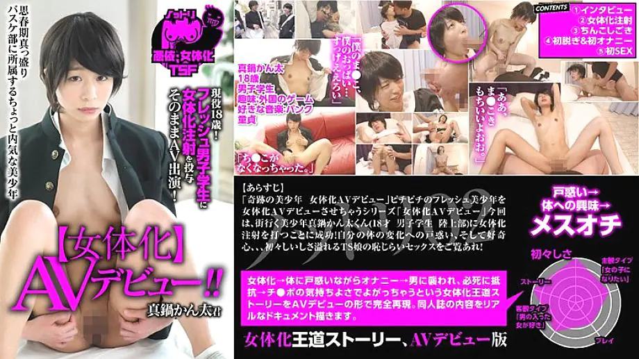 NTTR-002 Nottori 02 [Feminization] AVเดบิวต์ แอคทีฟ 18 ปี! บริหารแบบเฟมินิสต์