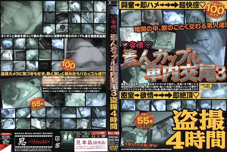 SINO-024 คู่รักสมัครเล่นเงี่ยนในรถ 3P 4 ชม.