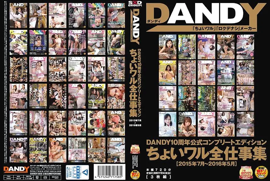 DANDY-502 DANDY ฉบับครบรอบ 10 ปี ฉบับสมบูรณ์ Choiwaru All Work Collection