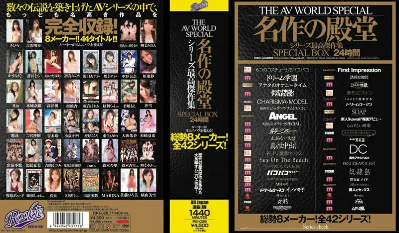 RKI-028 THE AV WORLD SPECIAL คอลเลกชันผลงานชิ้นเอกที่ดีที่สุด Masterpiece Hall Of Fame Series